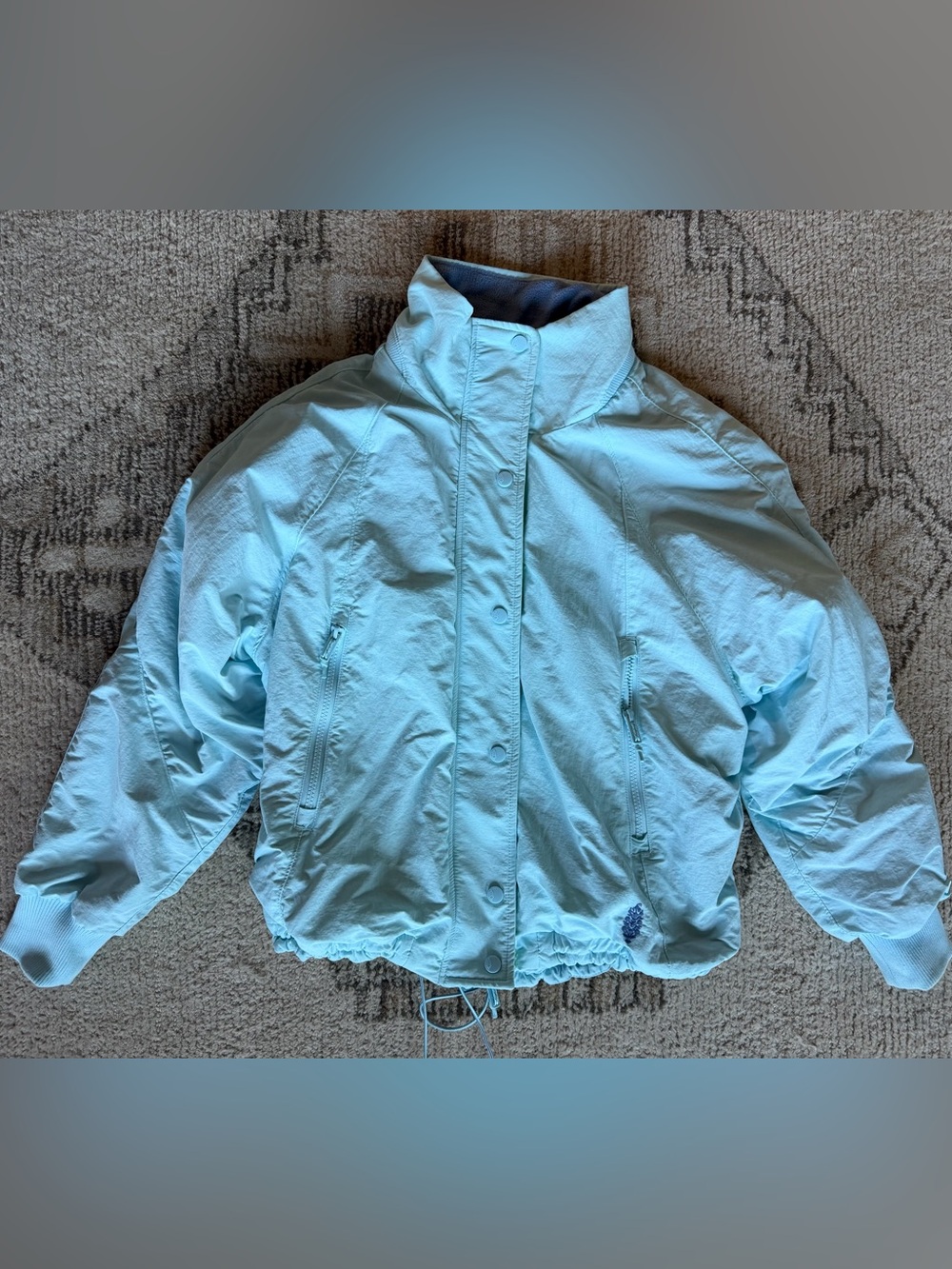 Free People Movement Field Tripper Jacket, size XS. Light Blue (Cool Down Combo)